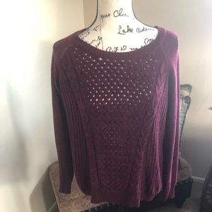 Burgundy sweater!!!